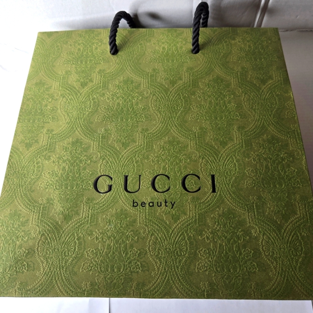 Gucci Beauty Embossed Gift Bag